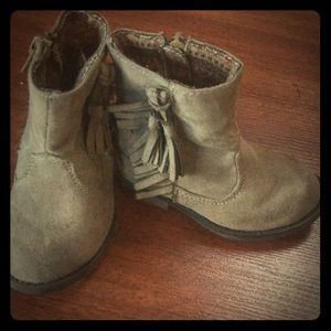 Koala kids brown fringe cowboy boots gently used